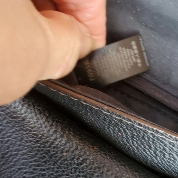 Fossil.Black Pebbled leather xbody shoulder‎ bag - Picture 11 of 16